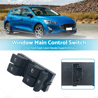 Power Window Switch for SEAT Leon VW Golf MK7 Passat Tiguan Skoda (2013-2020)
