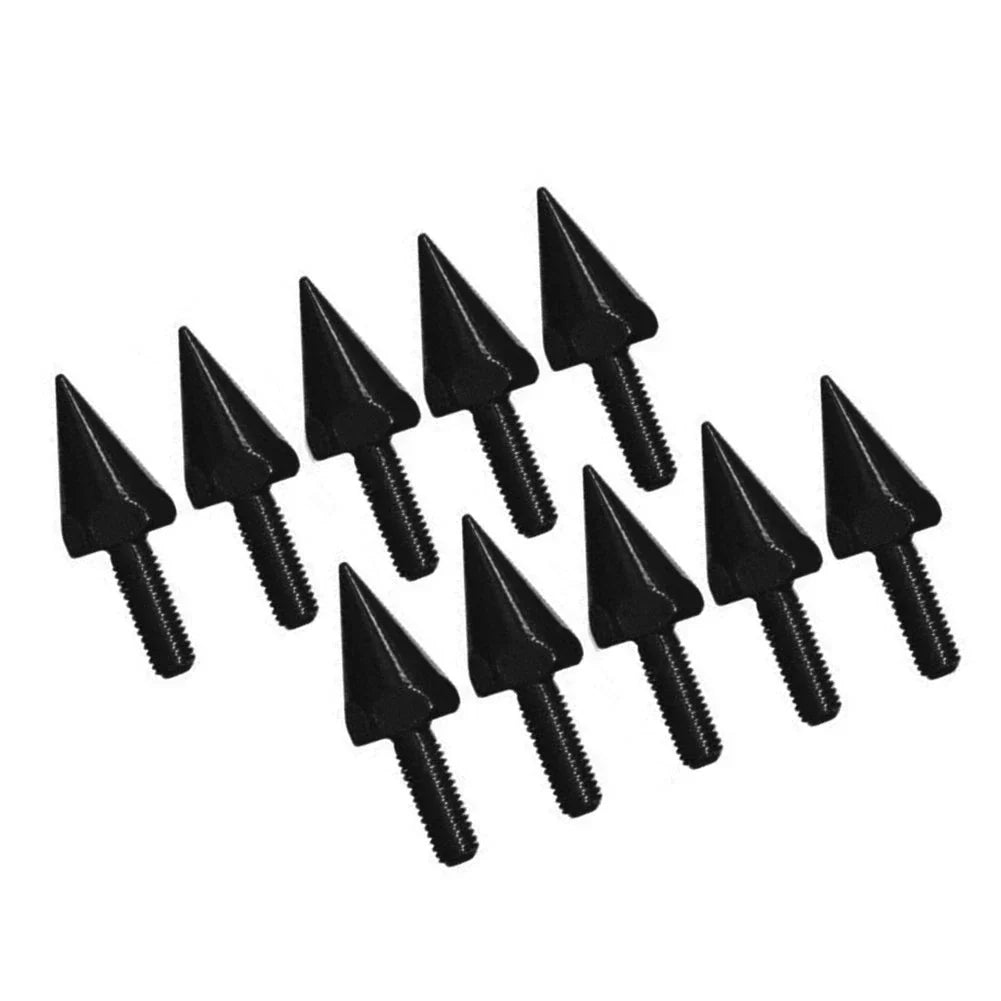 5MM Windshield Screws for Motorcycle - 10 Pcs Black