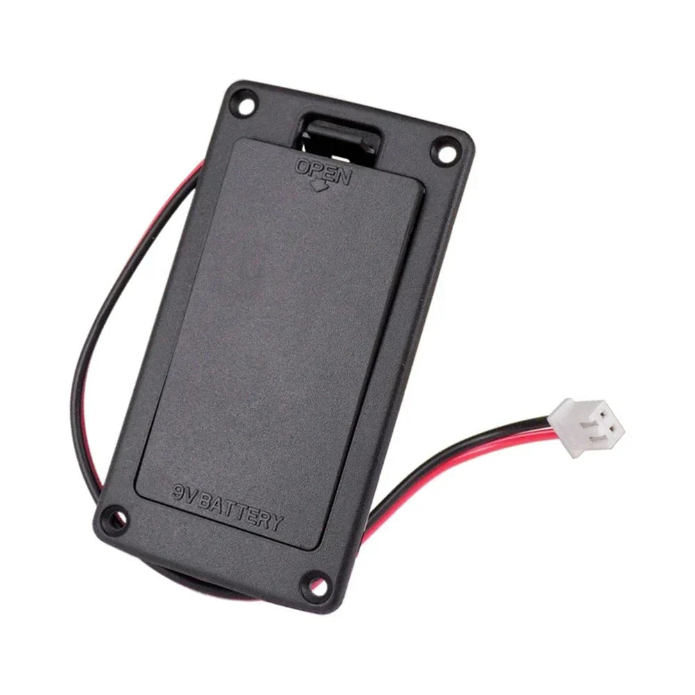 9V Battery Holder Compartment Cover for Acoustic Guitar