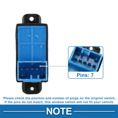 Passenger Side Power Window Switch for Hyundai ix35 (2010-2014)