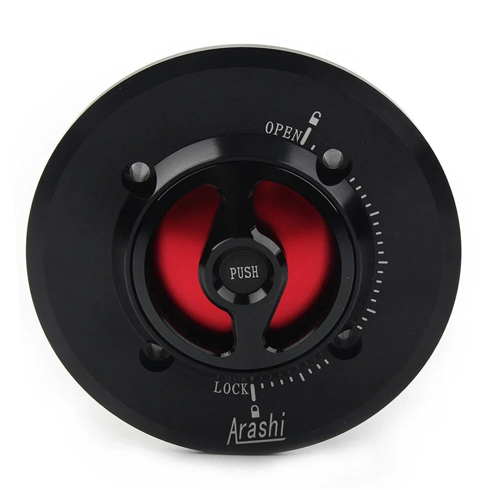 Red Keyless Oil Fuel Gas Tank Cap Cover for APRILIA RSV1000 RSV4 Tuono V4R