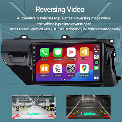 10" Head Unit for Toyota Hilux (2015-2022) - Carplay, Android Auto, Camera
