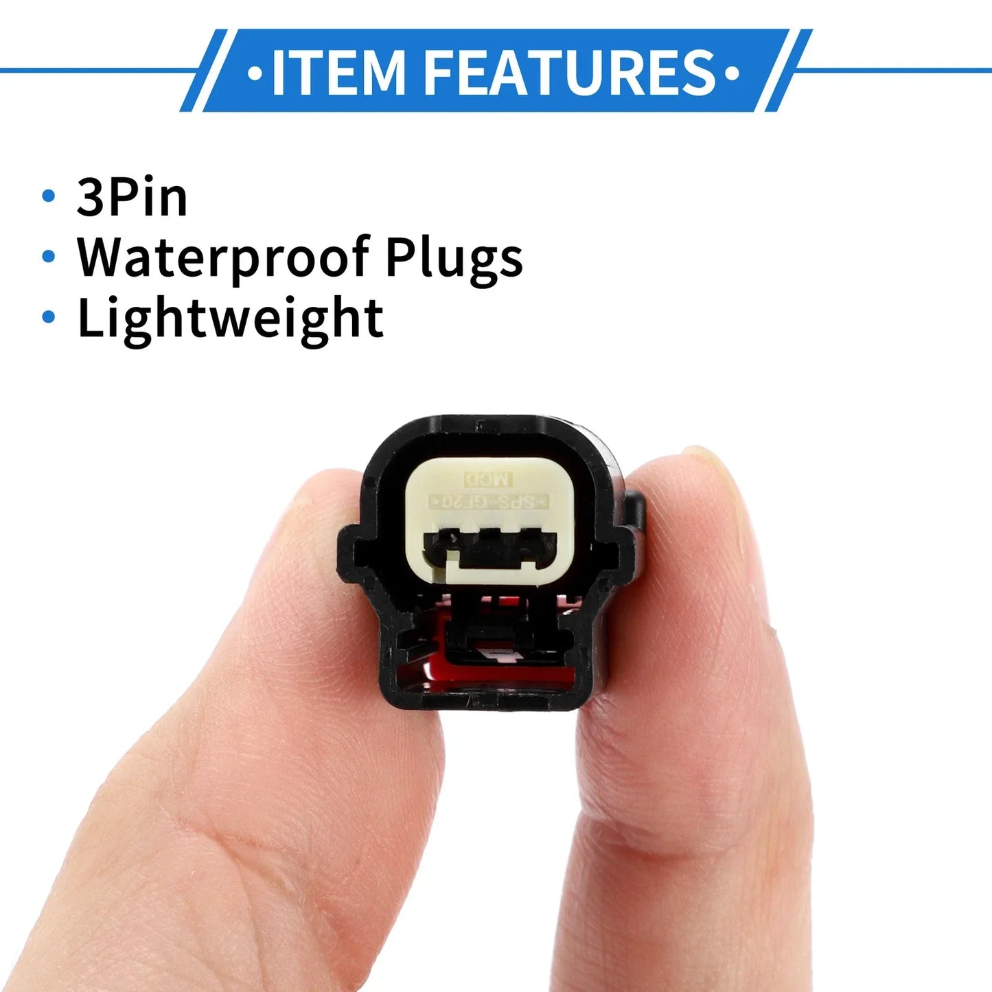 3 Pin Parking Assist Sensor Connector Plug for Chevrolet Dodge
