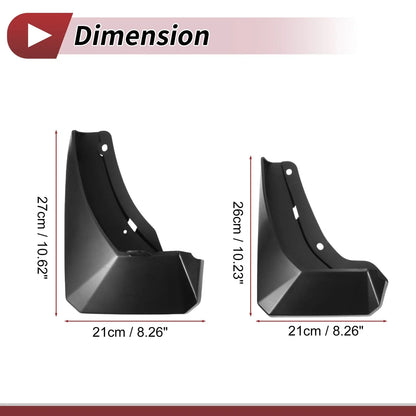 Mud Flaps Splash Guards 1 Set for Hyundai IX45 (2024)