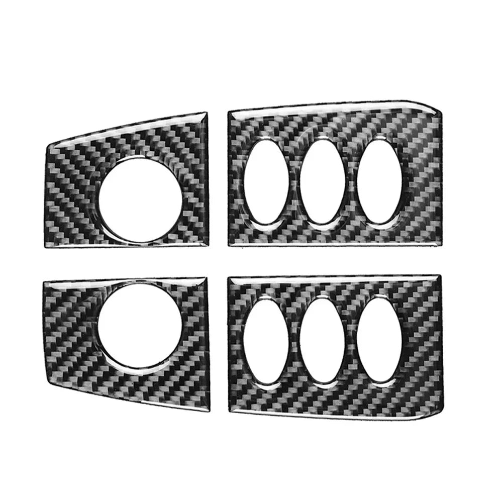Radio Control Switch Panel Cover Trim for Porsche Boxster 1998-2004 (4 pcs)
