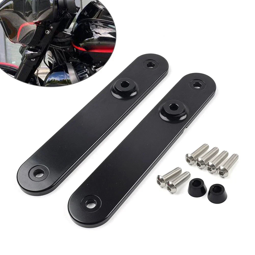 Front Turn Signal Relocation Mounts for Harley Electra Glide, Road King