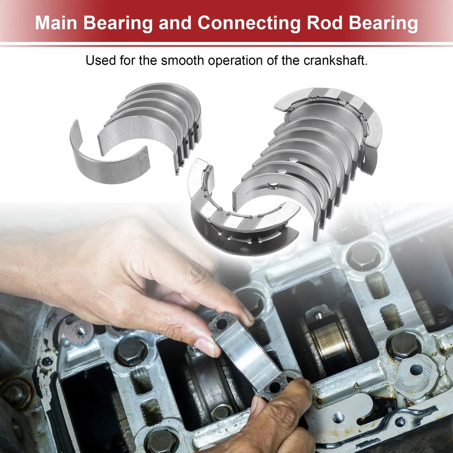 Main Bearing & Connecting Rod Bearing Kit for BMW 118i (2015-2022)