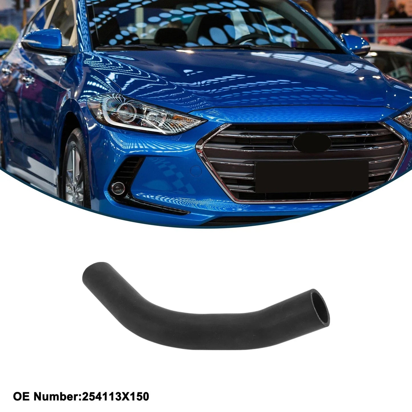 Radiator Hose for Hyundai Elantra 2011-2022 Rubber Coolant Pipe