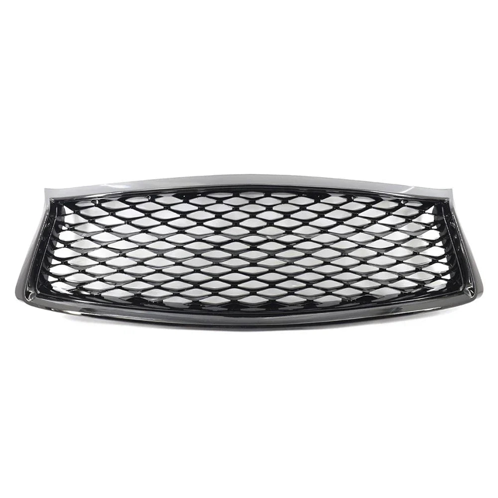 Honeycomb Front Bumper Upper Mesh Grille Black for Infiniti Q50 (2018-2023)
