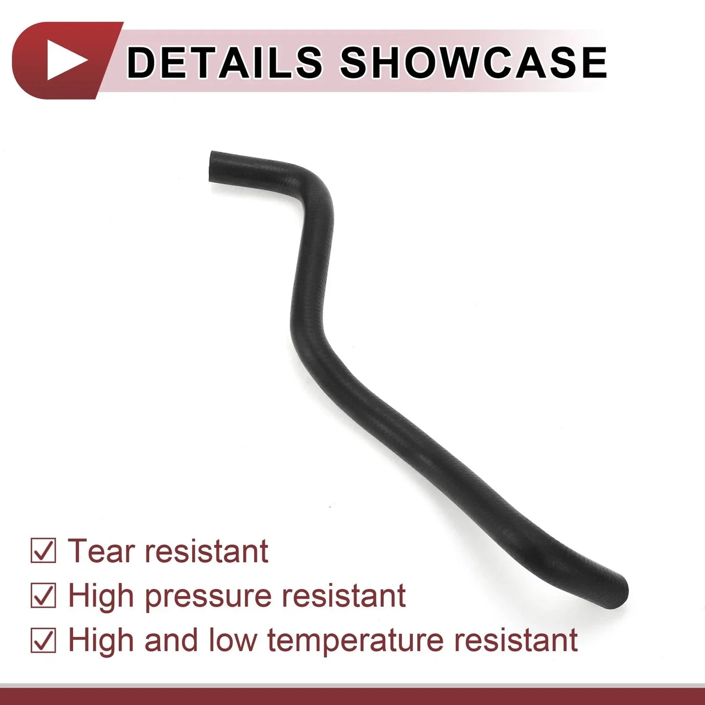Heater Hose for Honda CR-V 2.4L (2002-2006) - Rubber Black 1 x Hose