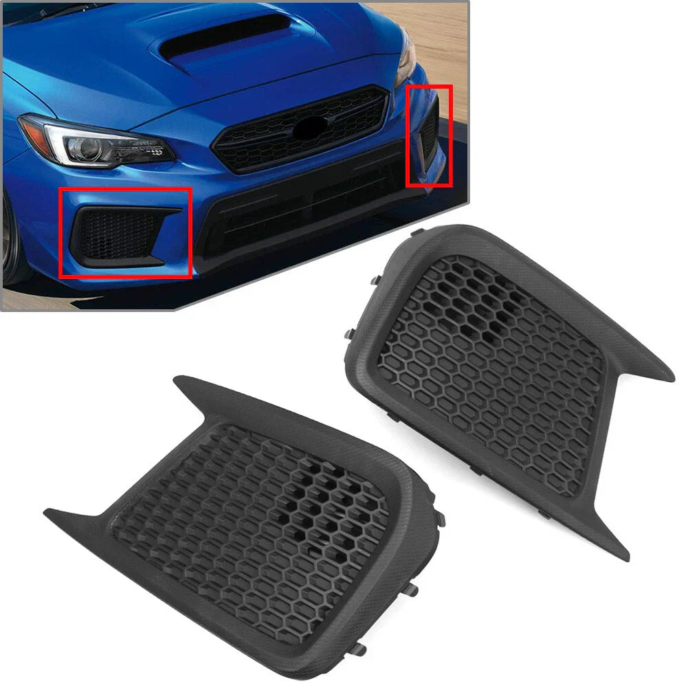 Honeycomb Front Bumper Fog Light Grille for Subaru WRX STI (2018-2021)