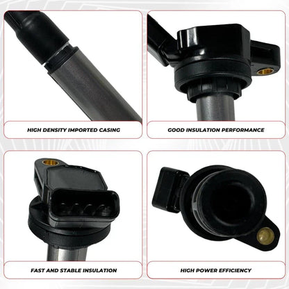 4 x Ignition Coils & Spark Plugs for Toyota Corolla / Matrix / Scion xD (2009-2013)