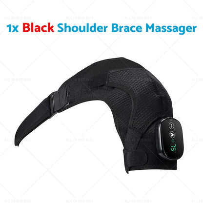 Heated Shoulder Brace for Rotator Cuff Support & Compression Wrap