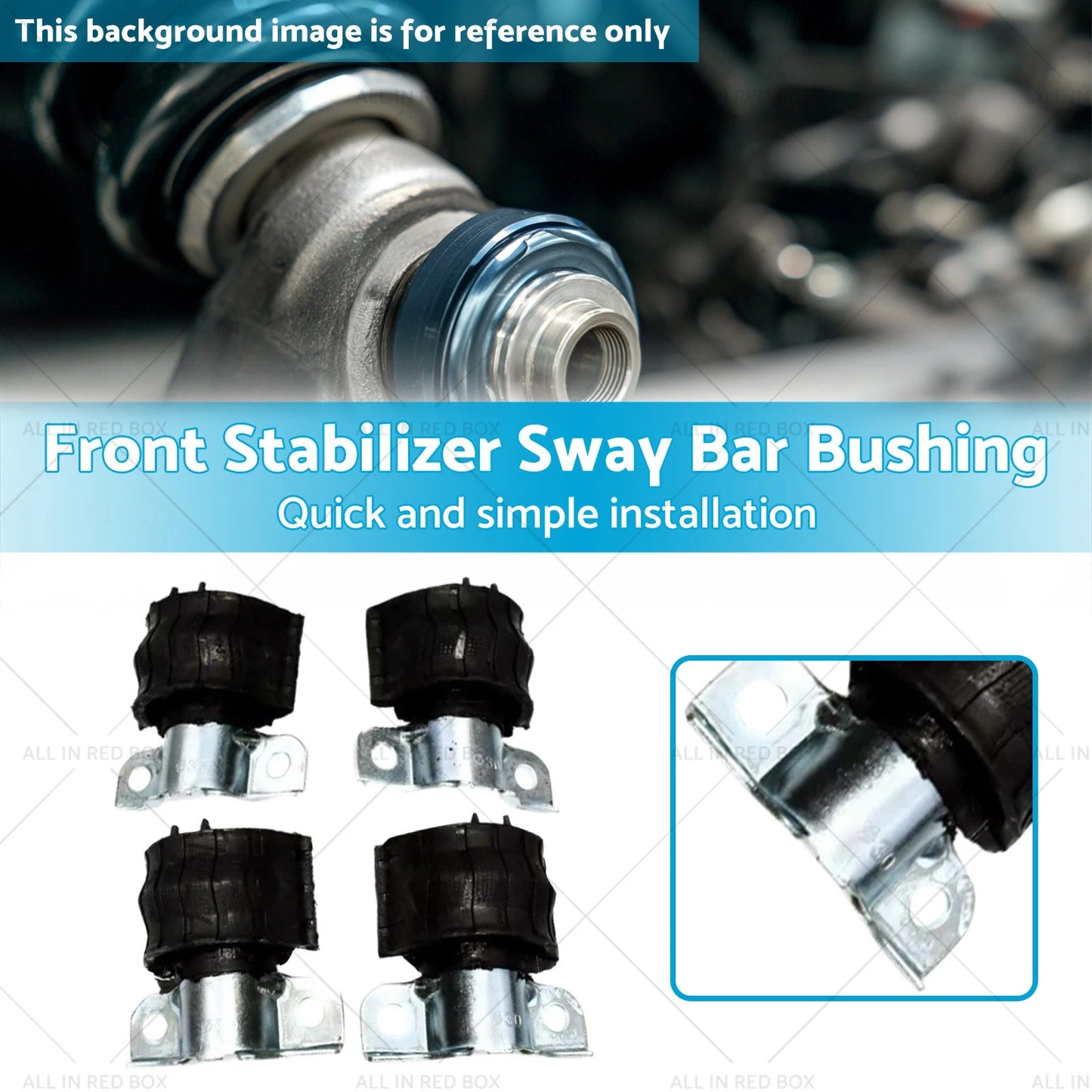 4x Sway Stabilizer Bar Bushings for Benz GL X164, ML W164 (2006-2012)