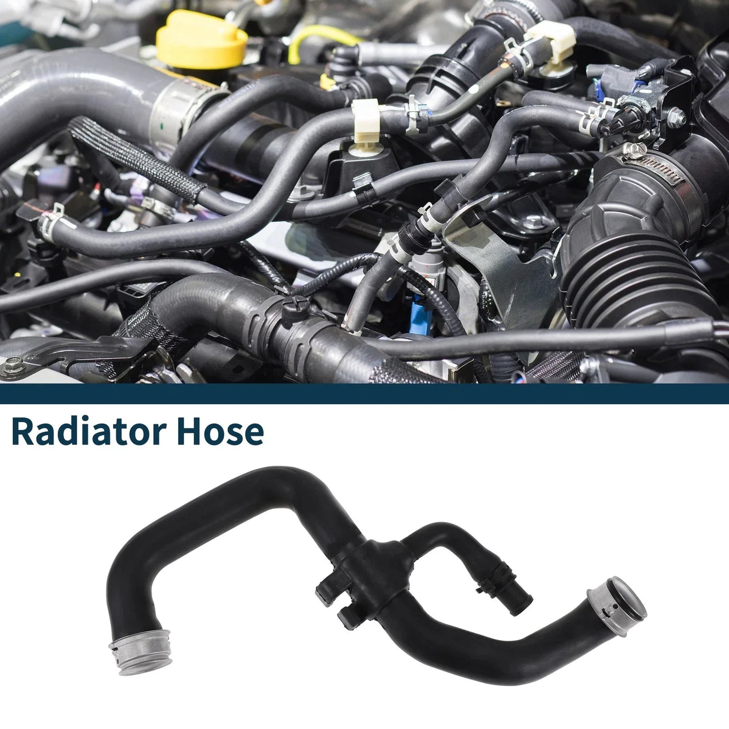 Radiator Hose for Mercedes-Benz E350 3.5 (2009-2013) Rubber 1 x Hose
