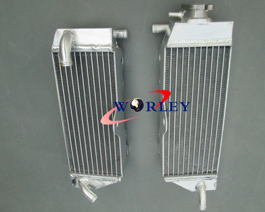 Aluminum Radiator & White Hose for Yamaha YZ400F (1998-2000)