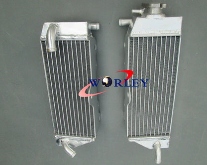 Aluminum Radiator & White Hose for Yamaha YZ400F (1998-2000)