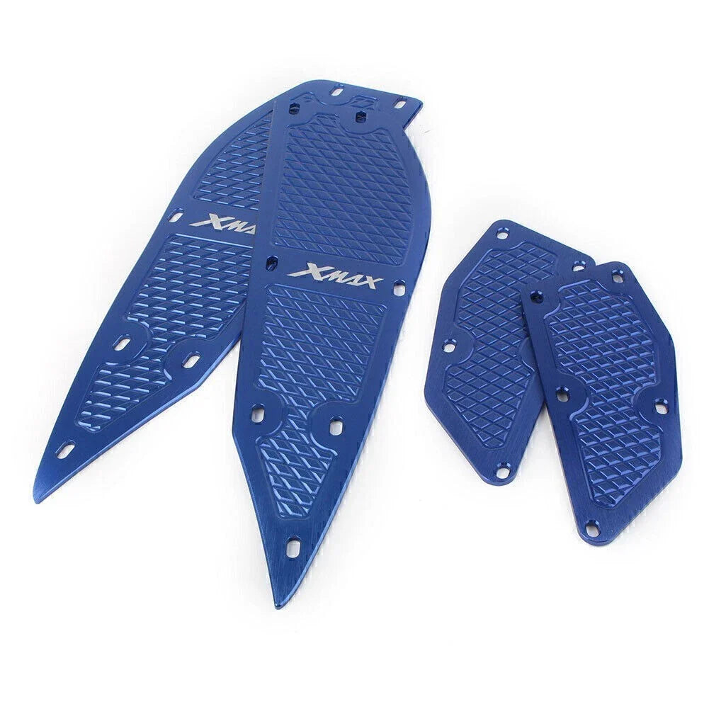 Footboard Step Footrest Plate for YAMAHA XMAX300 (2017-2018) Blue Motor