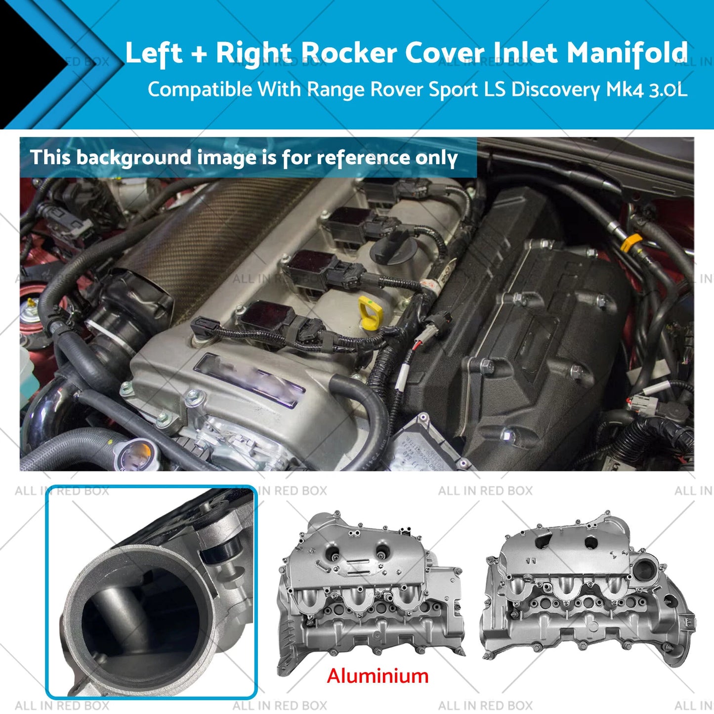 Rocker Covers for Range Rover Discovery (Aluminium) (2005-2016)