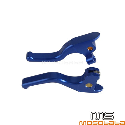 Blue Adjustable Hand Brake Clutch Lever for Harley Touring Street Glide FLHX