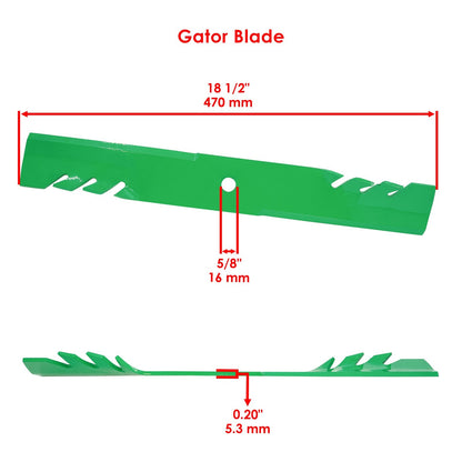 Deck Blade 54 Inch Replacement for Hustler Raptor SD Series (2009–2020)