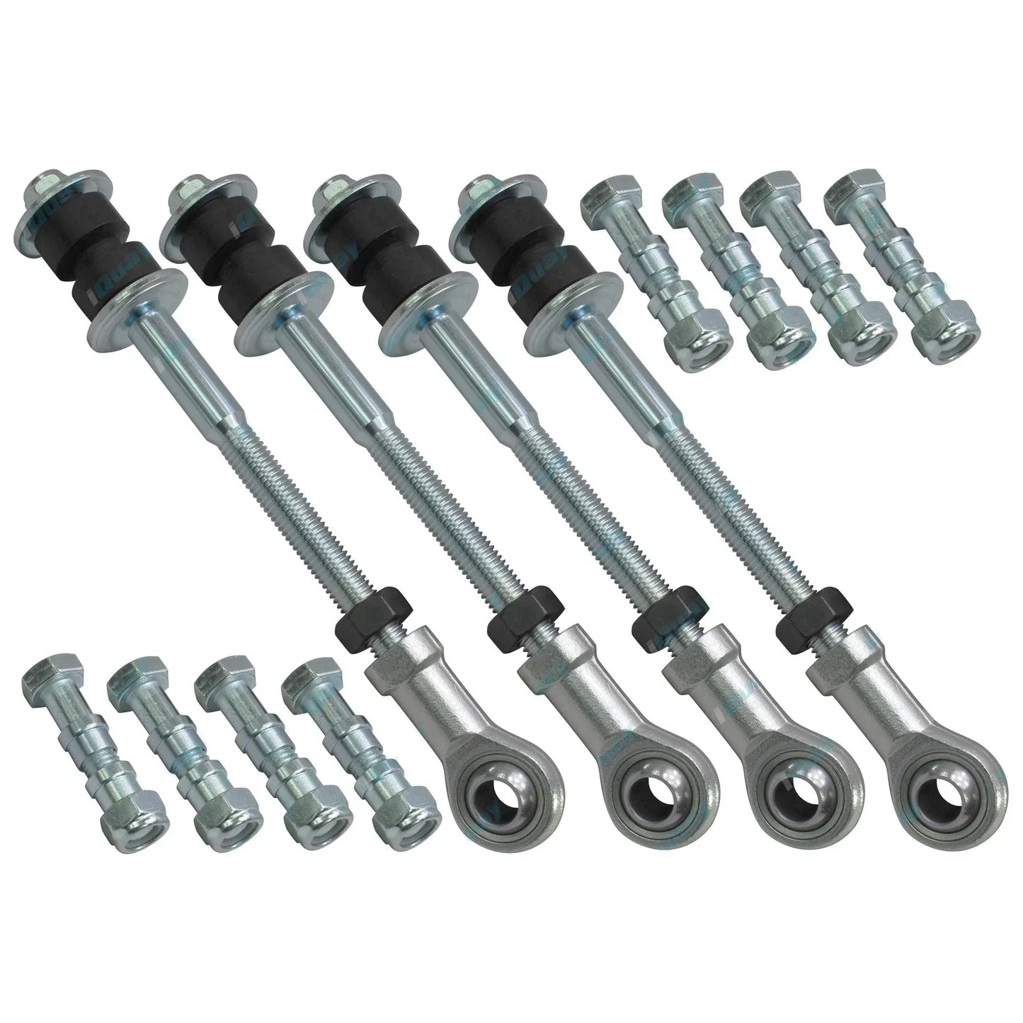 GQ Y60 Patrol Front + Rear Extended Adjustable sway bar link kit for Nissan 2-8"