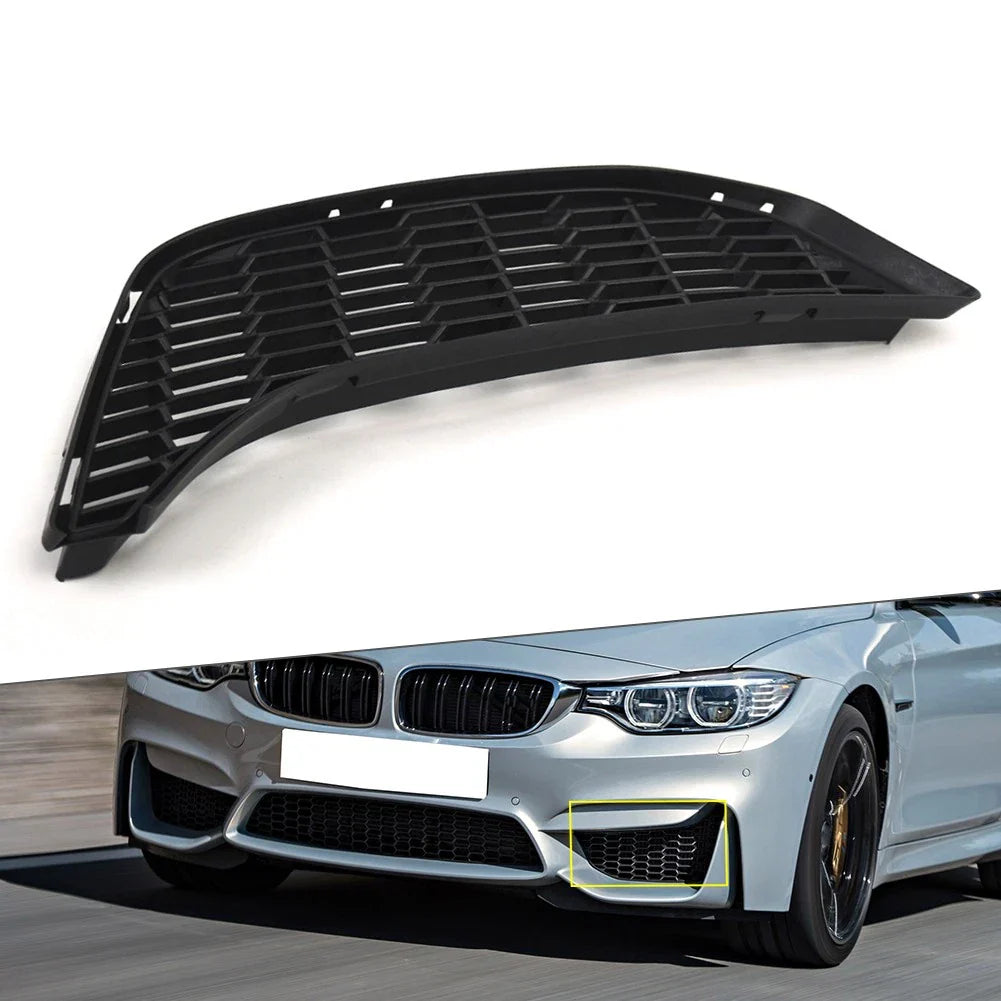 Front Bumper Fog Light Grille Trim for BMW M3 M4 F80 F82 F83 (2012-2018)