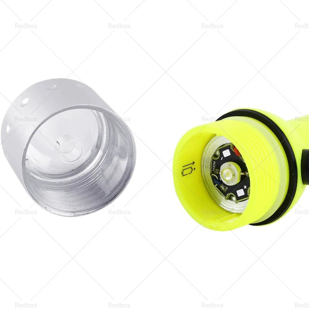 180Lm LED Waterproof Scuba Diving Flashlight Torch Light