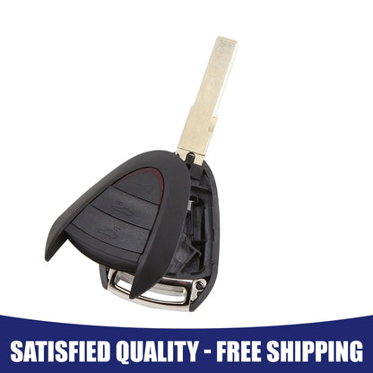 Car Key Shell Case for Porsche Boxster 987 Cayman 3 Button (2005-2012)