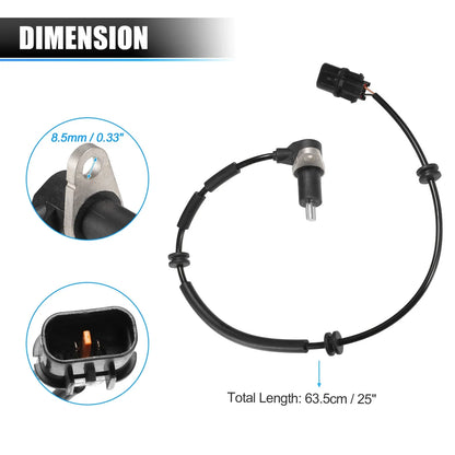 Front Right ABS Wheel Speed Sensor for Hyundai Terracan (All Years)