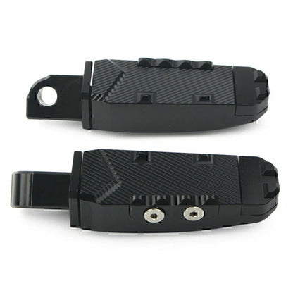 Black Rear Footrests Pegs for Suzuki GSXR600/750/1300 Hayabusa (2001-2023)