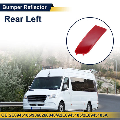 Rear Left Bumper Reflector for Mercedes-Benz Sprinter W906 (2006-2024) Red