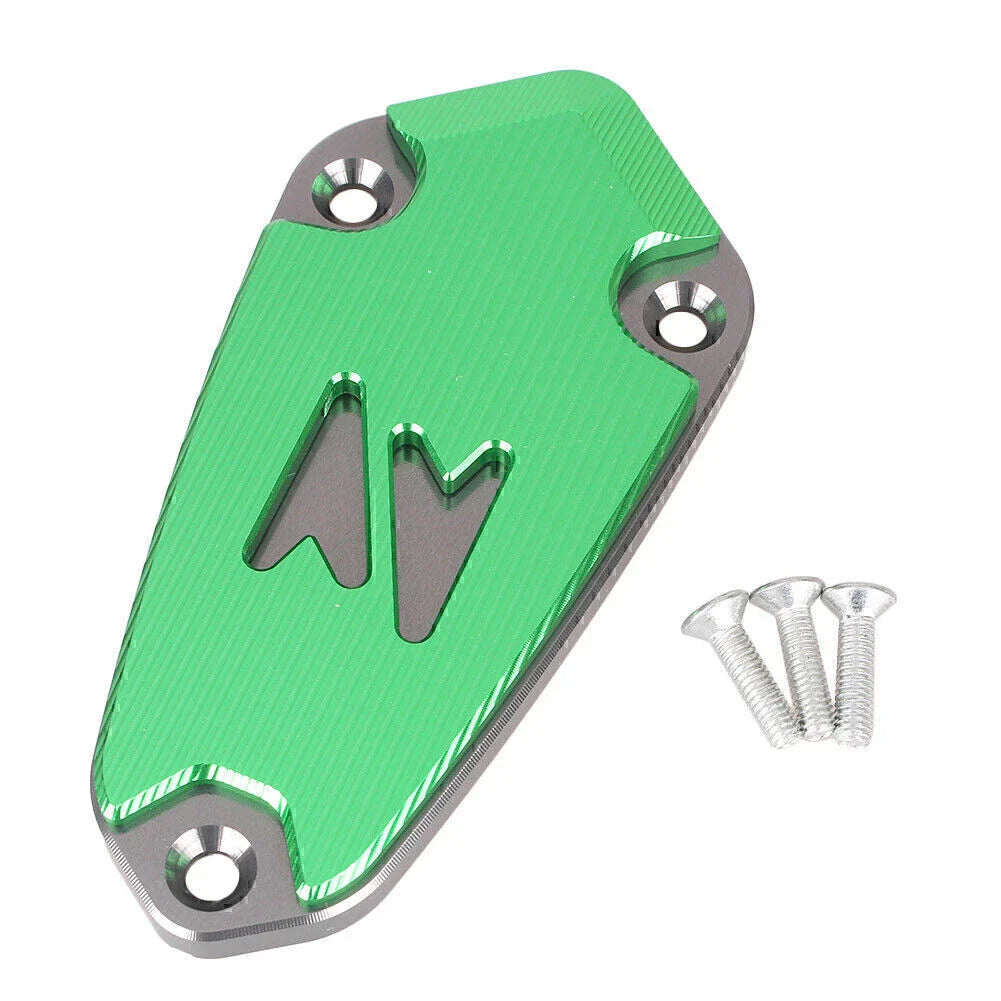Green Front Brake Fluid Reservoir Cover Cap for Kawasaki Z1000 (2010-2017)