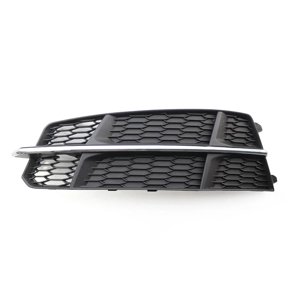Left Front Bumper Lower Grille for Audi A6 C7 (2014-2018) Black Chrome