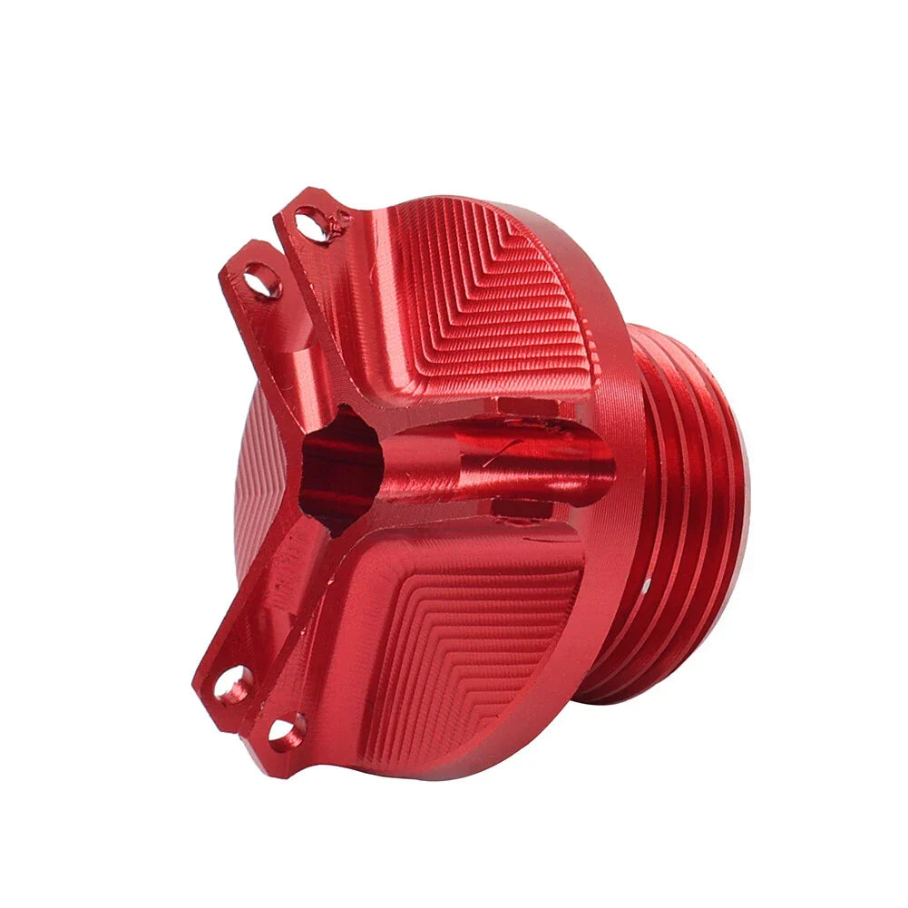 Red Engine Oil Filler Cap Cover for BENELLI TRK 502, Leoncino 500 (2017-2023)