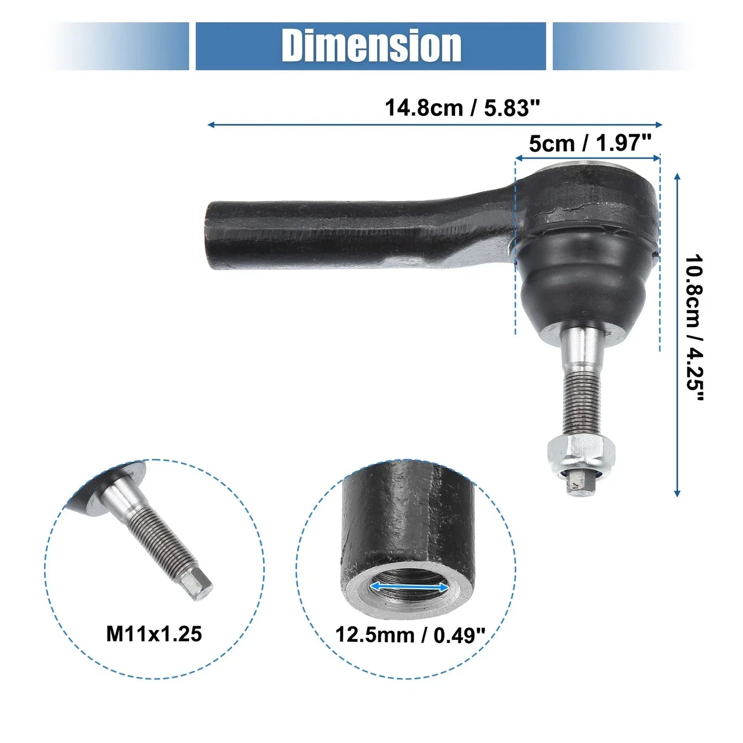 Outer Tie Rod End for Dodge Caravan (2001-2004) - Suspension Steering Component