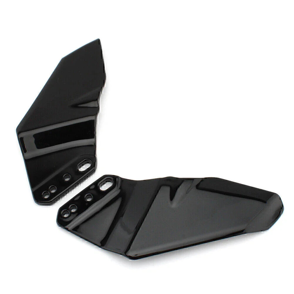 Black Winglet Aerodynamic ABS Spoiler Kit for Kawasaki Honda BMW