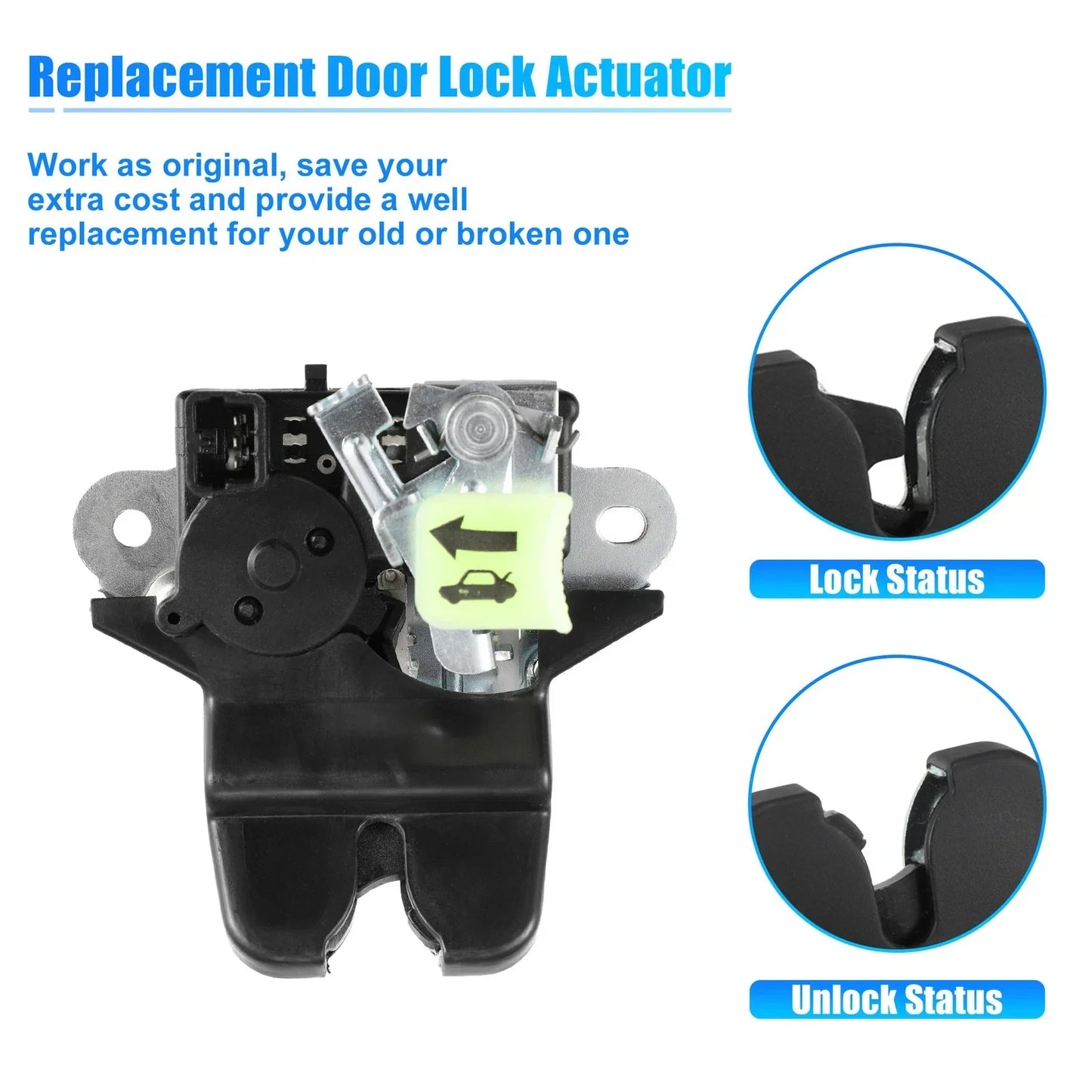 Tailgate Rear Trunk Latch Lock Actuator for Hyundai Sonata (2018-2019)