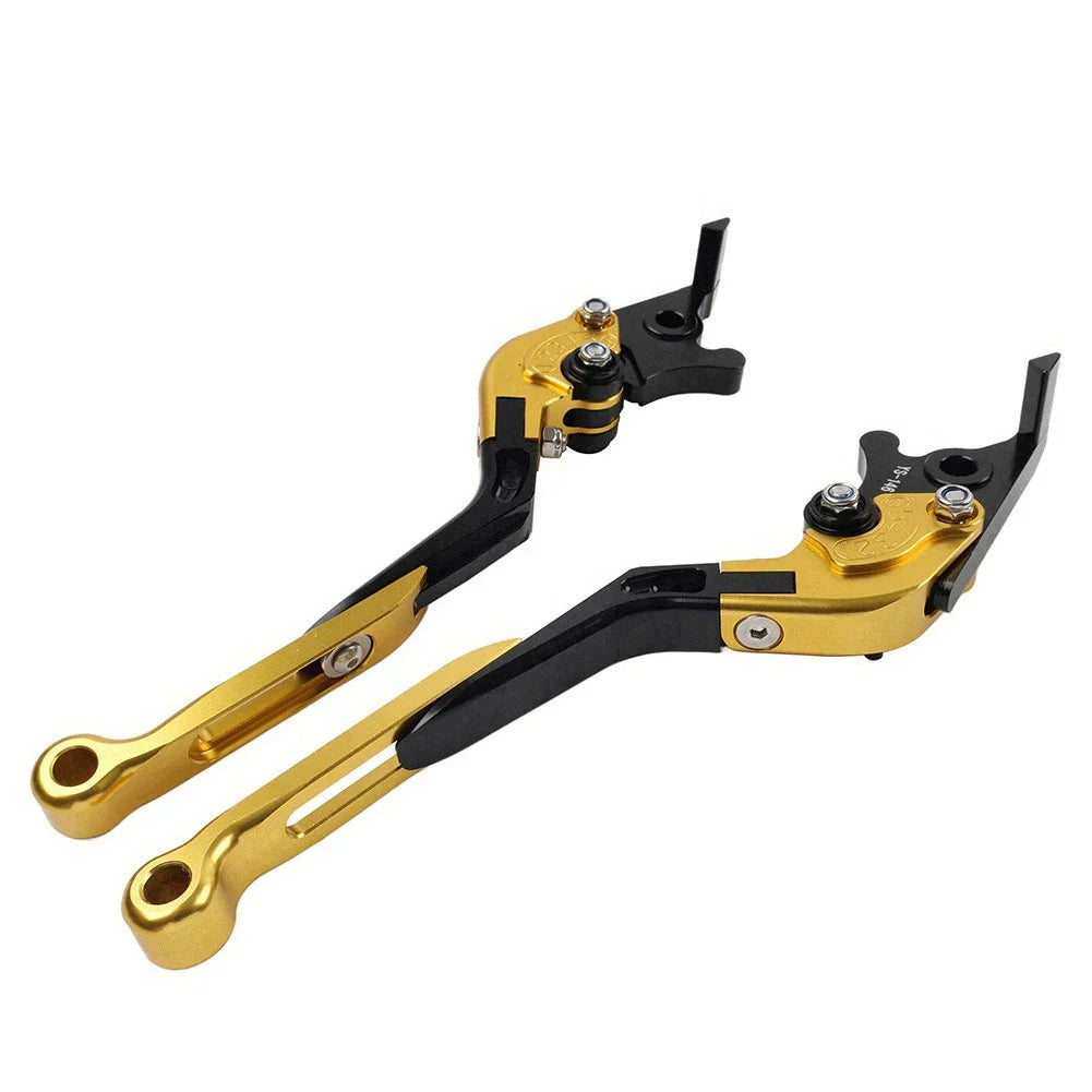 Gold CNC Folding Extendable Brake Clutch Levers for BMW S1000RR S1000R (2015-2019)