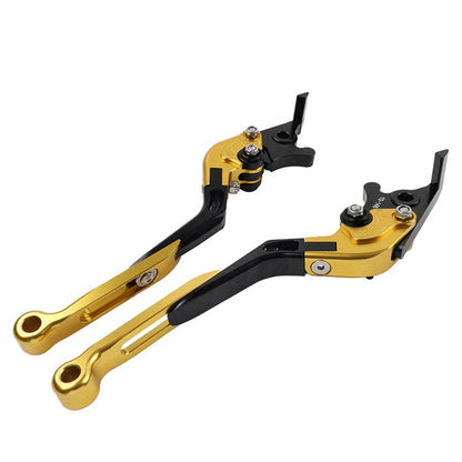 Gold CNC Folding Extendable Brake Clutch Levers for BMW S1000RR S1000R (2015-2019)