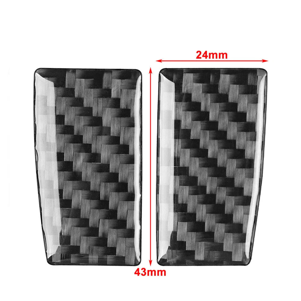 Red Radio CD Panel Side Button Cover Trim for Volkswagen Passat (2001-2005)