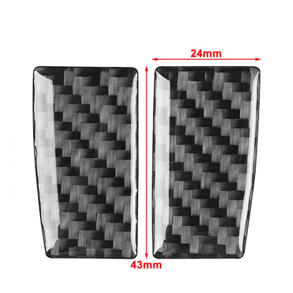Red Radio CD Panel Side Button Cover Trim for Volkswagen Passat (2001-2005)