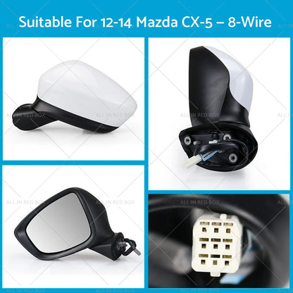 Left Door Wing Mirror for Mazda CX-5 (2012-2014)