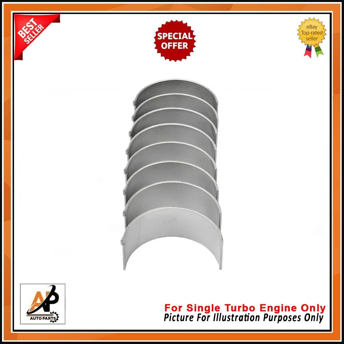 Big End Conrod Bearing Set Replacement for Land Rover Range Rover Sport (2018–2020)