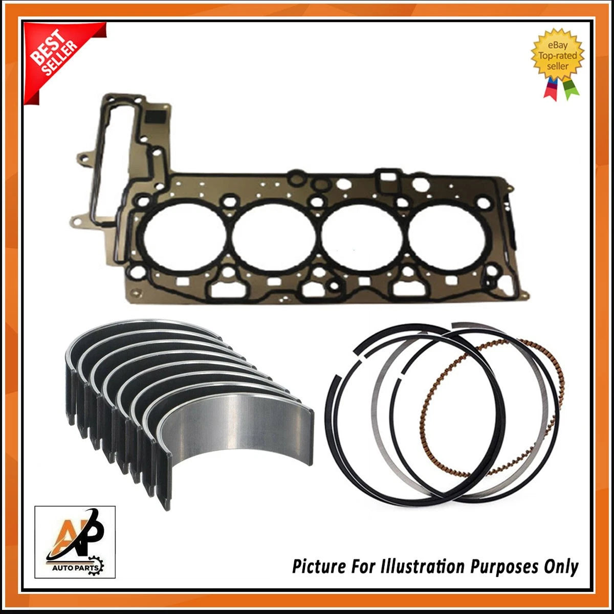 Engine Rod Bearings Replacement Set for MINI R60 2.0 Diesel (2011–2016)
