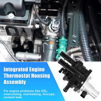Engine Coolant Thermostat Housing for Chevy Cruze Sonic (2011-2028)