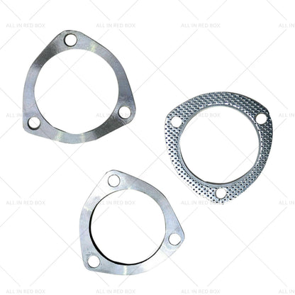 3" Exhaust Flange Plate Gasket 3 Bolt Stainless Steel for Universal