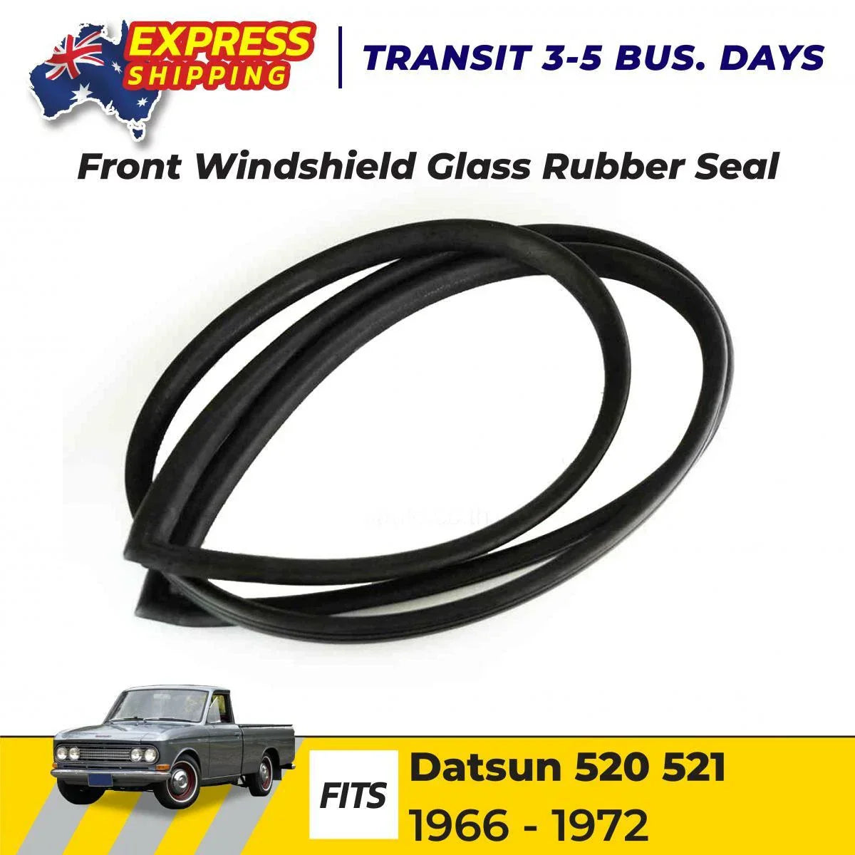 Front Windshield Rubber Weatherstrip Fits Datsun 520 521 Pickup 1300 Ute 1966-72