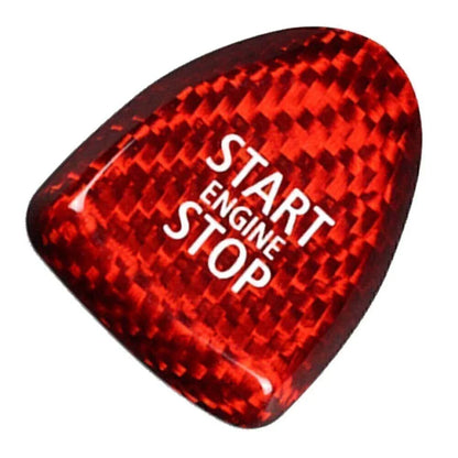 Carbon Fiber Start Button Cover Trim for MINI F54 F55 F56 F57 F60 (2014-2023)