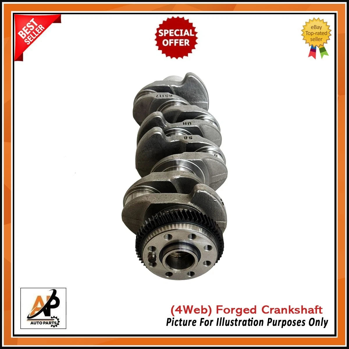 Forged Crankshaft Heavy Duty for Mercedes-Benz A B C CLS GLK (2010–2015)